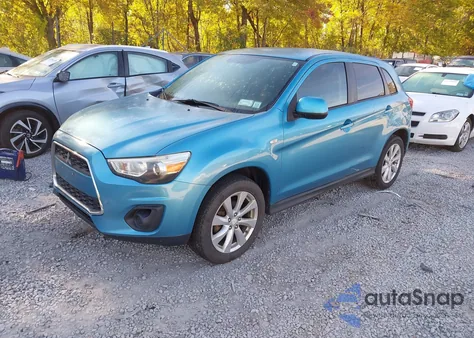 2013 Mitsubishi Outlander Sport Es из США, поврежденный, VIN 4A4AR3AU2DE020331